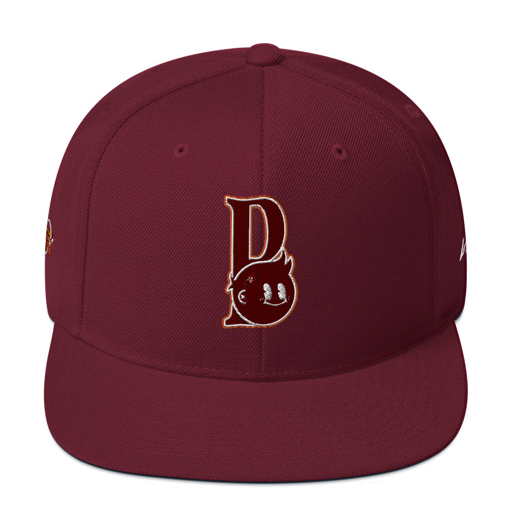 Block Party Snapback Hat (Maroon)