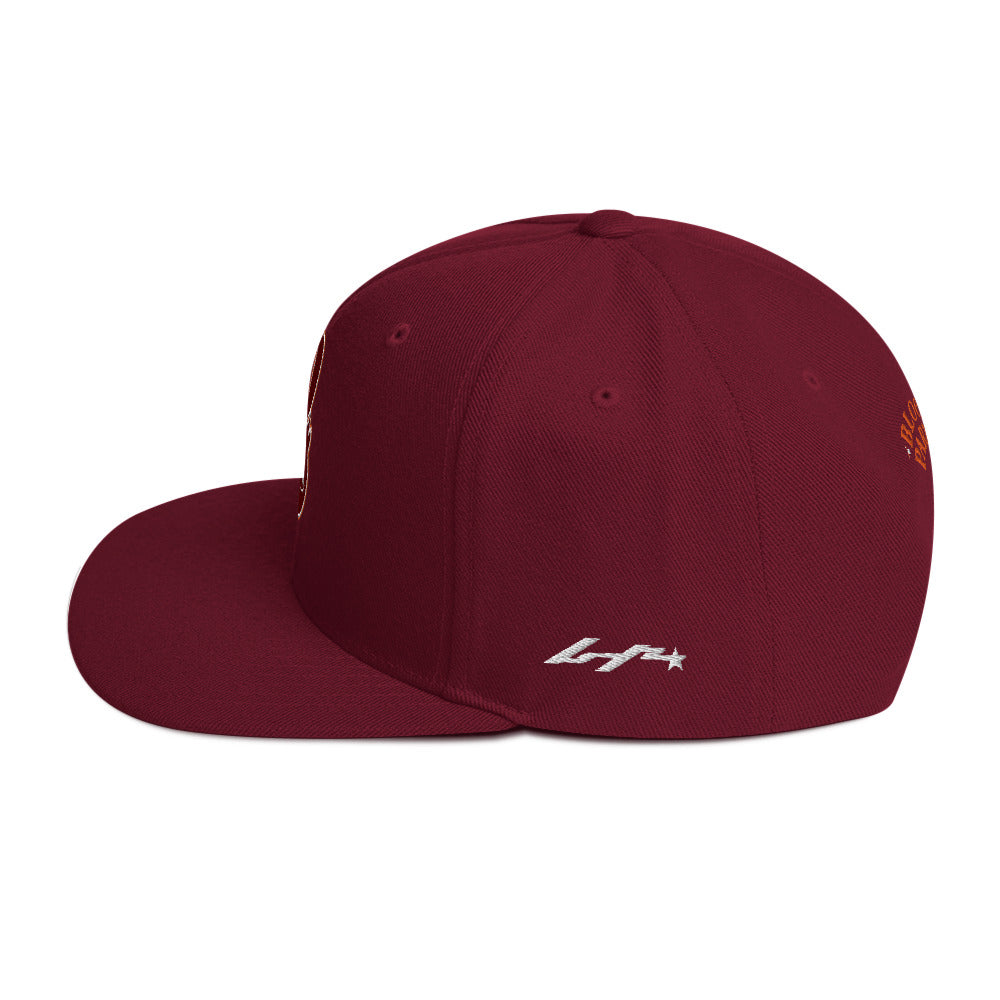 Block Party Snapback Hat (Maroon)