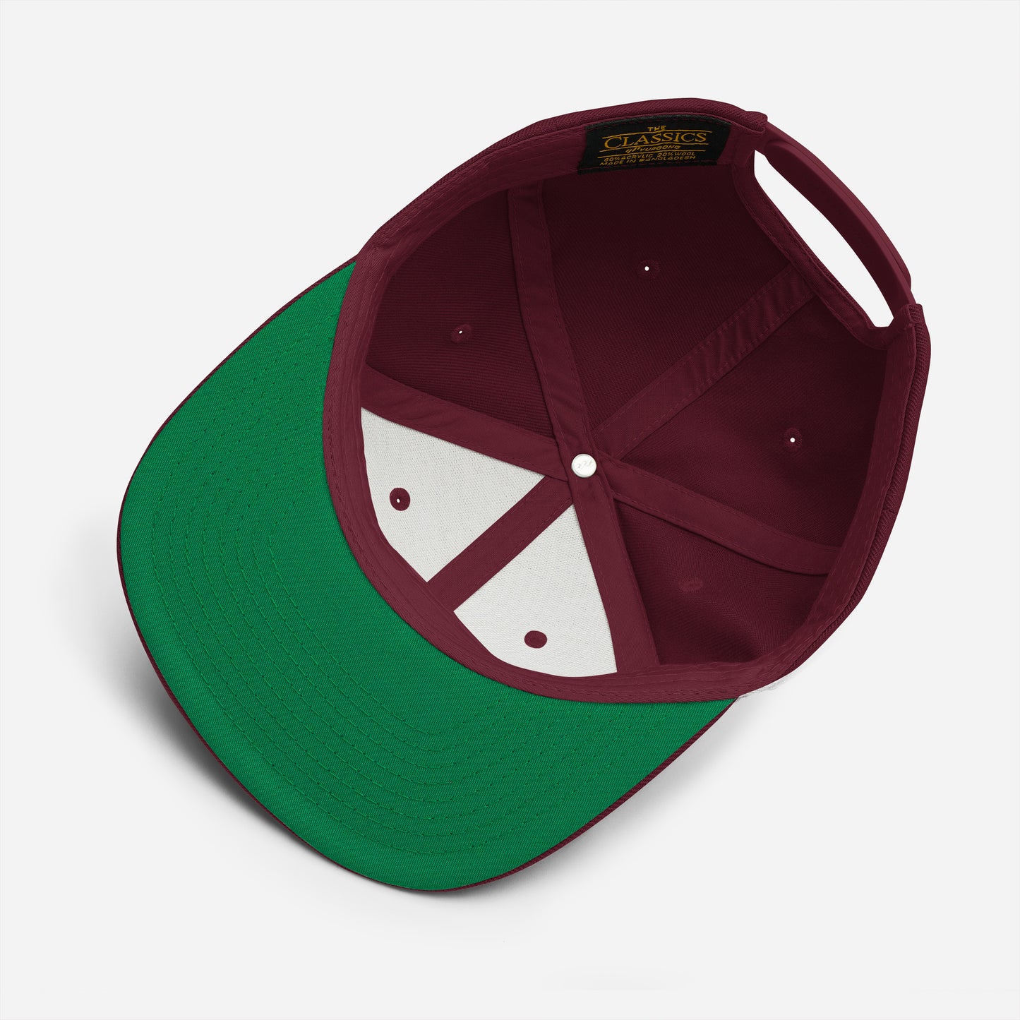 Block Party Snapback Hat (Maroon)