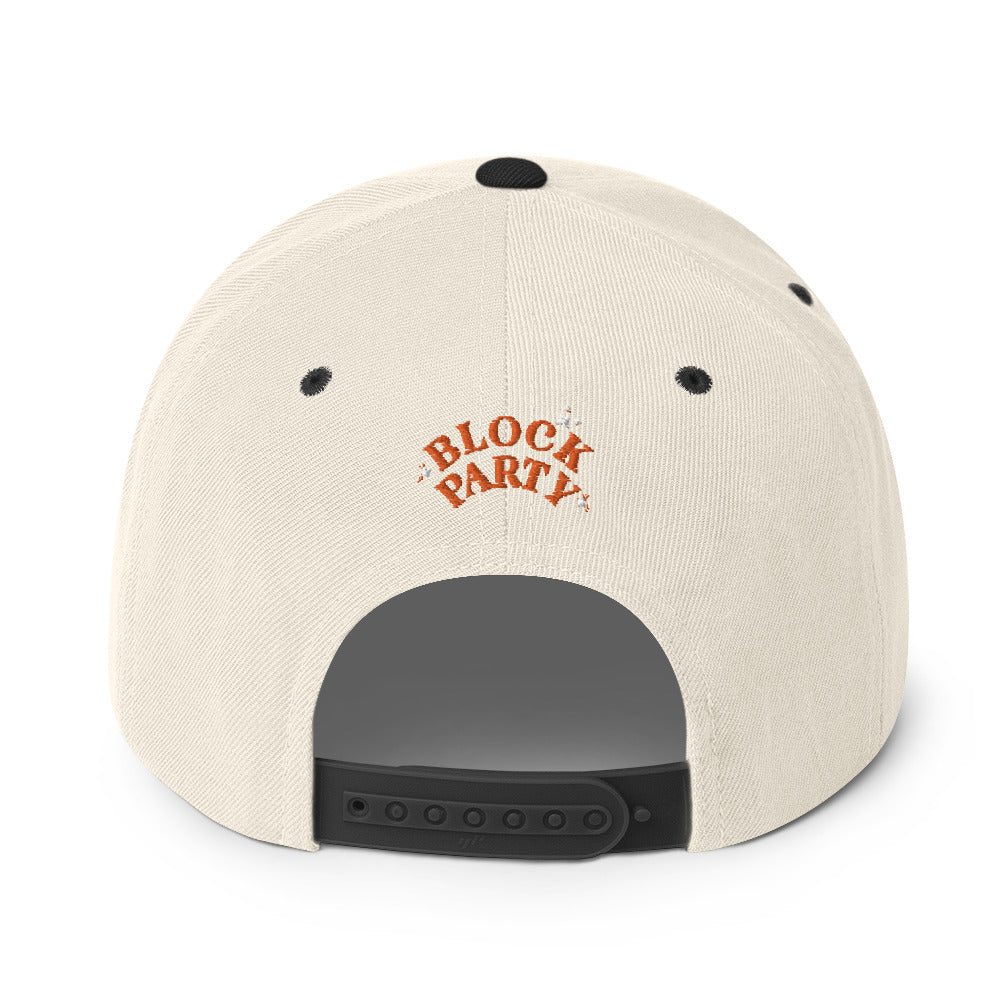 Block Party Snapback Hat (Maroon)