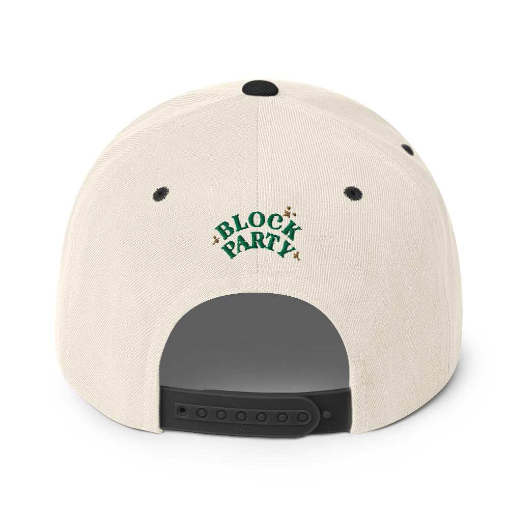 Block Party Snapback Hat (Green)