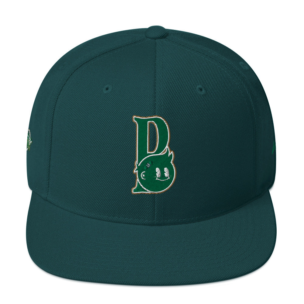 Block Party Snapback Hat (Green)