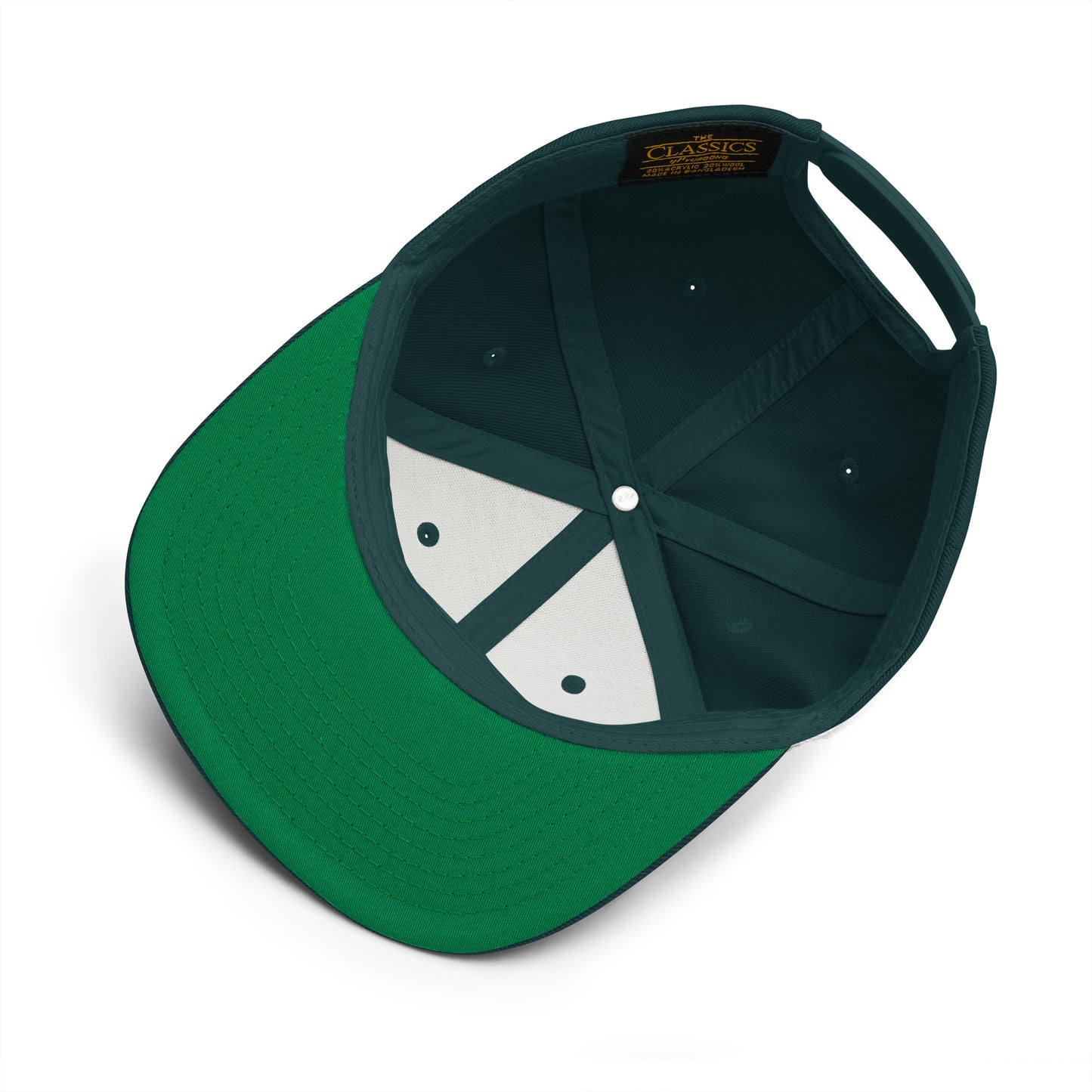 Block Party Snapback Hat (Spruce/Pink)
