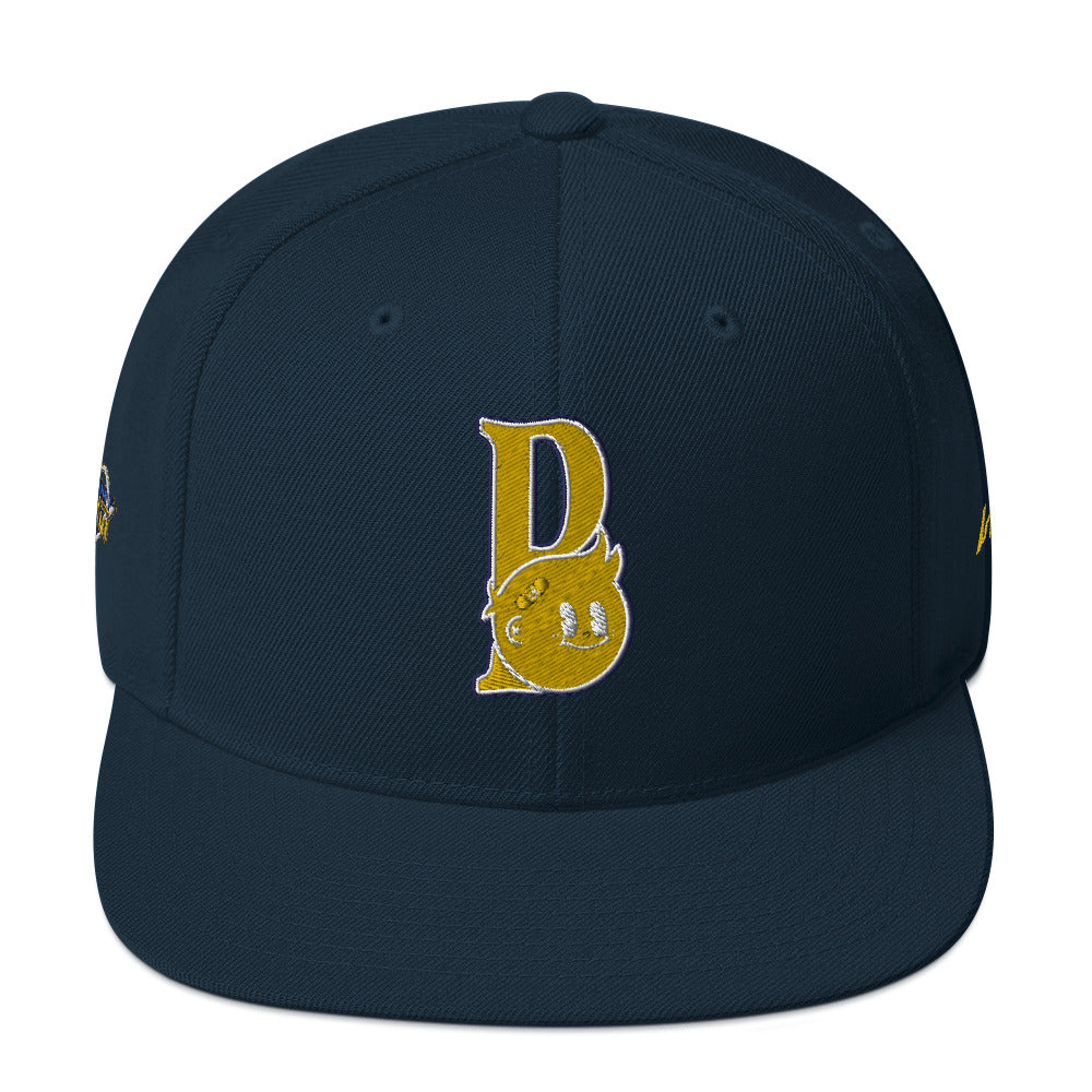 Block Party Snapback Hat (Yellow/Navy)