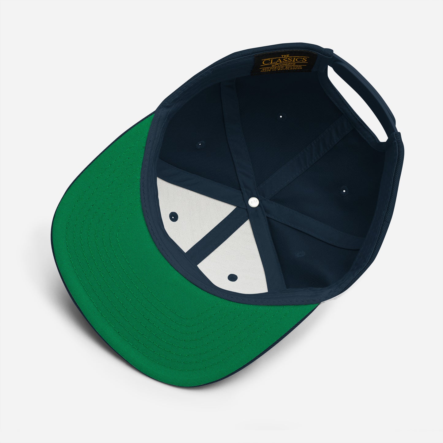 Block Party Snapback Hat (Yellow/Navy)