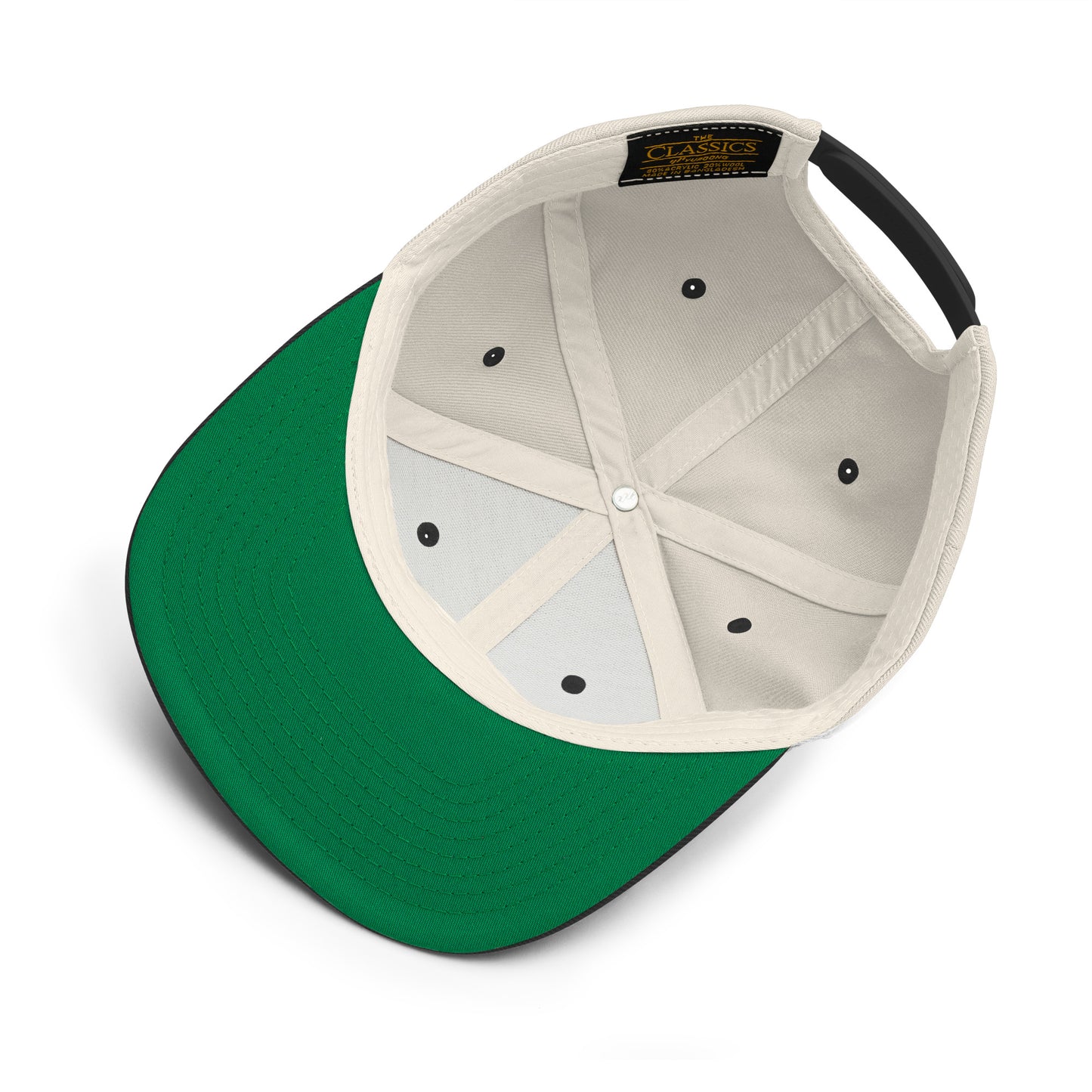 Block Party Snapback Hat (Spruce/Pink)